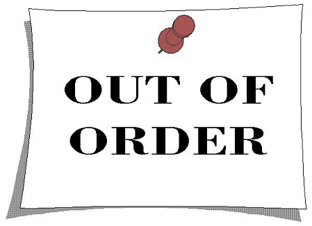 Are you out of order?